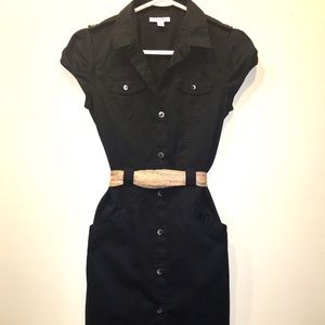 Calvin Klein shirt dress.